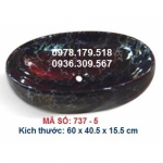 LAVABO SỨ ĐẶT BÀN NGHỆ THUẬT MÃ SỐ 737-5